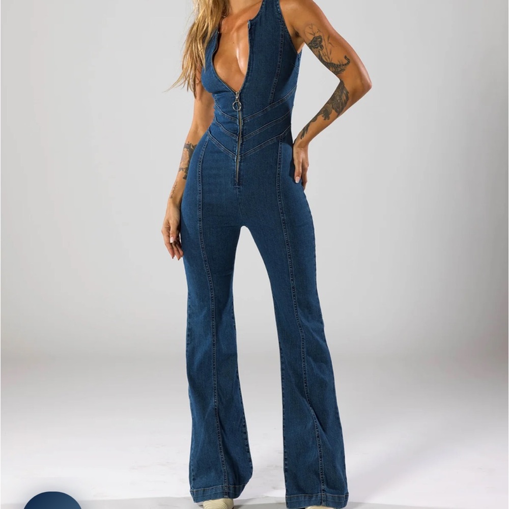 Revice denim Hollywood heartthrob jumpsuit